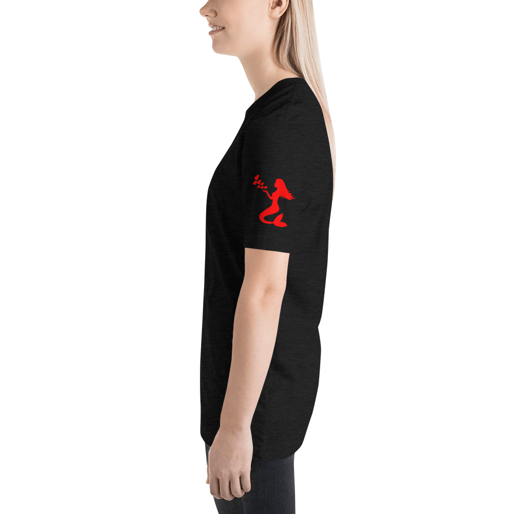 Mermaid Red Waves wohoys Unisex T-Shirt