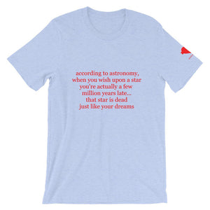according to astronomy Unisex T-Shirt