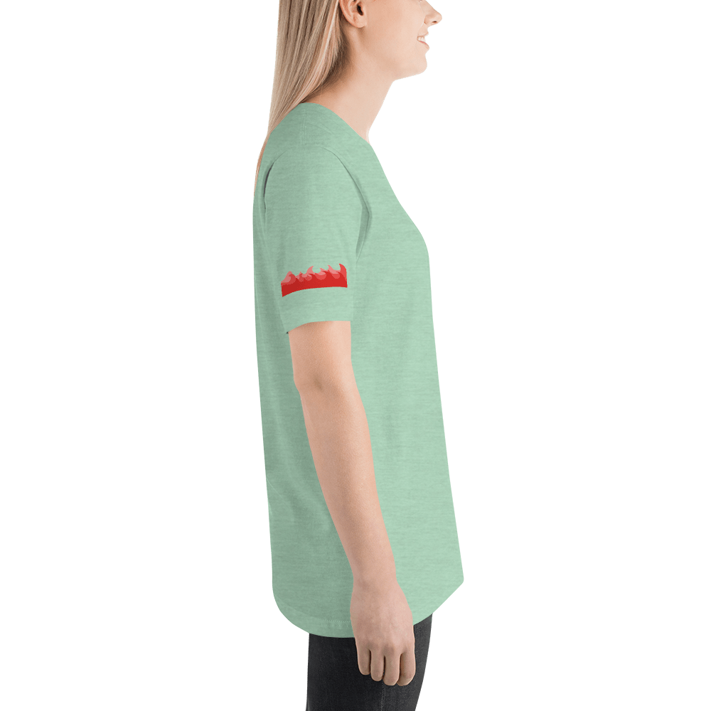 Mermaid Red Waves wohoys Unisex T-Shirt