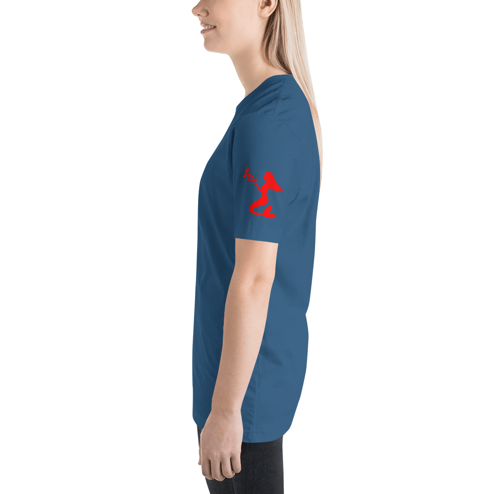 Mermaid Red Waves wohoys Unisex T-Shirt