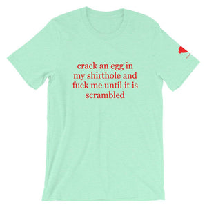 crack an egg in my shirthole Unisex T-Shirt
